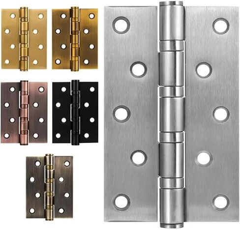 4/5 Inches Stainless Steel Silent Bearing Hinge Thickened Home Hardware 1Pcs(A4) in Saudi Arabia