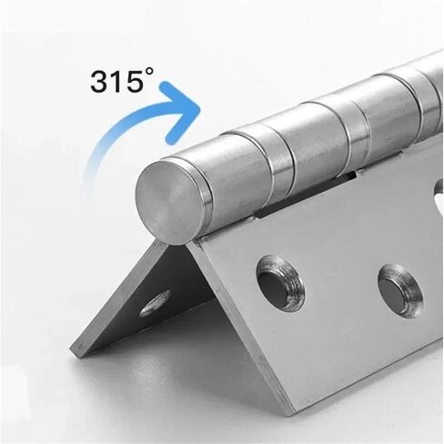 4/5 Inches Stainless Steel Silent Bearing Hinge Thickened Home Hardware 1Pcs(A4) in Saudi Arabia