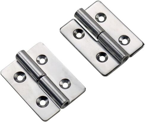 304 مفصلات من الفولاذ المقاوم للصدأ قابلة للفصل صناديق ألواح معدنية وأبواب خزانة 1 قطعة (40 × 30 مم-يسار) in Kuwait