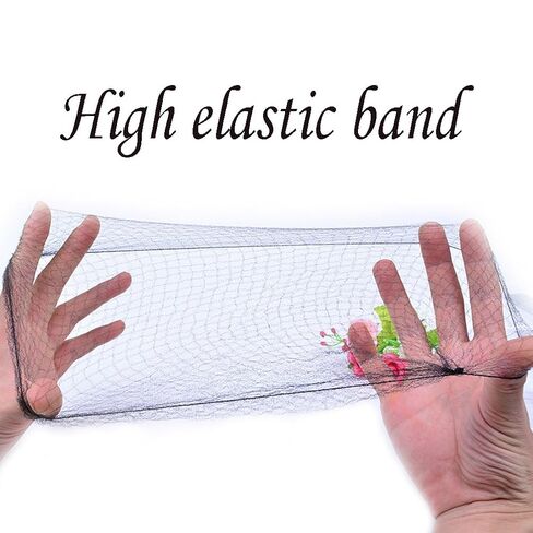 شبكات شعر للكعك لفتيات الباليه شبكة شعر للشعر المستعار 20 قطعة مقاس 18 بوصة باللون الأسود in Kuwait