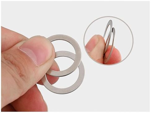 100P,M5 M6 DIN988 304 Stainless Steel Ultra Thin Flat Washer Adjusting Ultrathin Shim Plain Gasket Thick，Good wear Resistance(5 * 8 * 0.5mm 100pcs) in Saudi Arabia