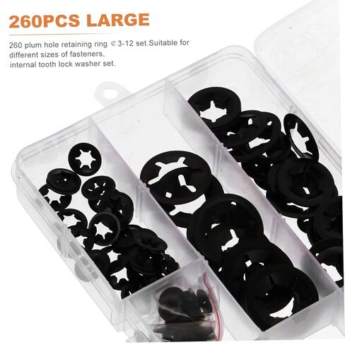 Cabilock 1set Plum Blossom Hole Retaining Rings Manganese Steel Hardware Ring Decorative Washers Screws for Clamp in Saudi Arabia