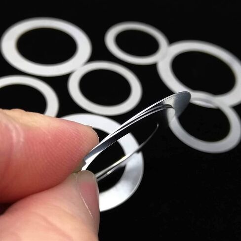 304 Stainless Steel Super Ultra Thin Flat Washer Ultrathin Shim Plain Gasket, M3 M4, 100pcs, Good wear Resistance(4 * 8 * 0.2mm 100pcs) in Saudi Arabia