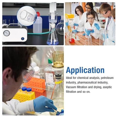 250ml Buchner Funnel 80x80mm with Perforated Plate, Borosilicate Glass,24/40 Standard Joint for Filter Test，1pcs/pk in Kuwait