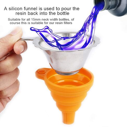 فلتر راتينج حساس للضوء من كيكومي للطابعة ثلاثية الأبعاد، مجموعة قمع، فلتر مستهلك للمعالجة الضوئية in Kuwait