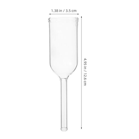GARVALON Laboratory Glass Funnel 32Mm Round Bottom 120Mm Length Scientific Filtration Funnel Chemical Experiment Tool for Students and Lab Use in Kuwait