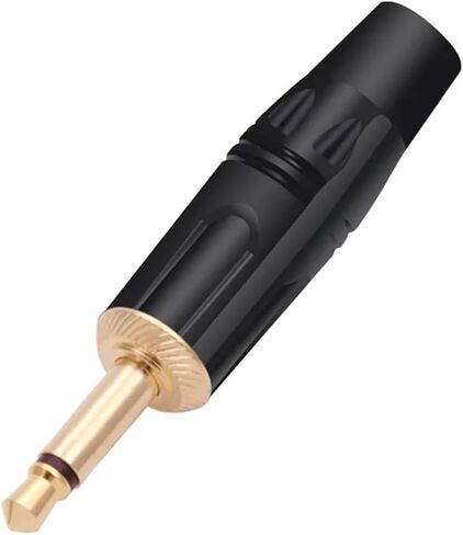 2Poles Jack 3.5MM Mono Male Plugs Wire Connectors Microphone Earphone Headphone Jacks(Red,1Pcs) in Saudi Arabia