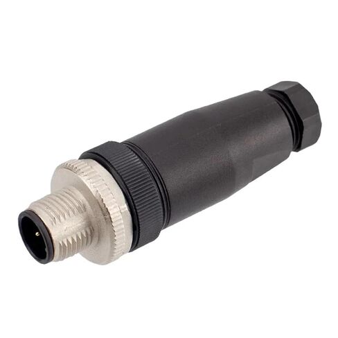 5/10/20Pcs M12 Sensor Connector Straight Male Female Screw Threaded Plugs&Socket A Type Coupling 3 4 5 8 Pin(M12-Male 8Pin,10 PCS) in Saudi Arabia