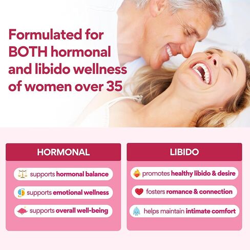 Voomvaya libidooo - الداعم الرغبة الجنسية للنساء أكثر من 40 | داعم من الرغبة الجنسية مع أعشاب الماعز قرنية ، Tribulus Terrestris & Damiana Leaf - Ignite Desire ، الطاقة والثقة - 60 كبسولة in Kuwait