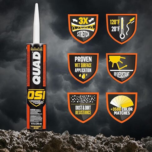 OSI Quad 606 نافذة الحرير الفرنسي/حرير الذرة/زهر العسل، الباب ومانع التسرب الجانبي، خرطوشة 10 أونصة سائلة in Kuwait