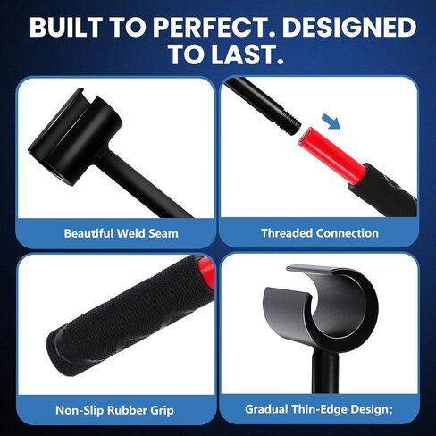 أداة تعديل مفصلات الباب 4 في 1 للأغراض السكنية والتجارية، مفتاح ضبط الفجوة شديد التحمل مع تصميم خيط ومقبض مطاطي، 0.55 بوصة/0.71 بوصة/0.91 بوصة/0.98 بوصة in Kuwait