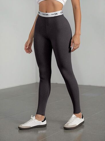 High Waisted Leggings for Women - Tummy Control Yoga Pants for Workout Running Athletic Women's Leggings Plus Size in Saudi Arabia