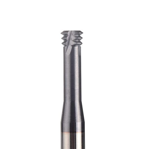 1pc Milling Bits Spiral Cutters Carbide Alloy 3 Tooth Coated M1.0 - M12 Thread End Mills CNC Bit Flat Mill Threading Cutter Tool for ISO Metric(TRT M2.5x0.45 H4) in Saudi Arabia