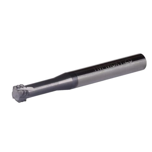 1pc Milling Bits Spiral Cutters Carbide Alloy 3 Tooth Coated M1.0 - M12 Thread End Mills CNC Bit Flat Mill Threading Cutter Tool for ISO Metric(TRT M2.5x0.45 H4) in Saudi Arabia