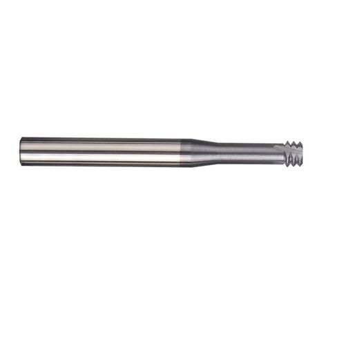 1pc Milling Bits Spiral Cutters Carbide Alloy 3 Tooth Coated M1.0 - M12 Thread End Mills CNC Bit Flat Mill Threading Cutter Tool for ISO Metric(TRT M2.5x0.45 H4) in Saudi Arabia