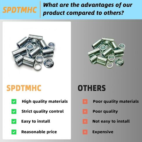 13Pcs M12 Industrial Steel Spacer Sleeve Bushings Fits for Motorcycle Pit Dirt Bike Moped ATV Mini Bike MX650 12mm Classic Axle in Saudi Arabia