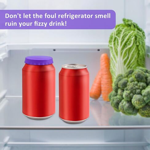 10 Pack Silicone Soda Can Covers Lids Colorful Reusable Spill-proof Can Caps Tops Savers Stopper Protector for Drink Beer Beverage Juice Coke Fits Standard Cans in Kuwait