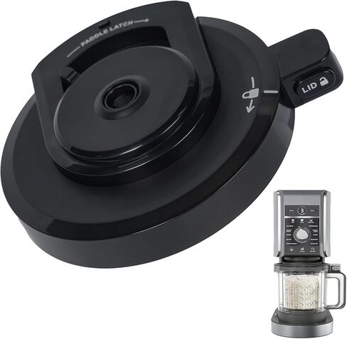 غطاء وعاء خارجي لصانعة الآيس كريم نينجا كريمي ديلوكس NC500 NC501، قابل لإعادة الاستخدام، غطاء بديل خالٍ من البيسفينول أ، مقاوم للكسر، محكم الغلق، آمن للاستخدام في غسالة الأطباق، متوافق مع ملحقات كريمي (NC500) in Kuwait