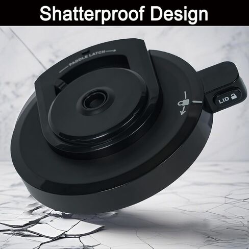 غطاء وعاء خارجي لصانعة الآيس كريم نينجا كريمي ديلوكس NC500 NC501، قابل لإعادة الاستخدام، غطاء بديل خالٍ من البيسفينول أ، مقاوم للكسر، محكم الغلق، آمن للاستخدام في غسالة الأطباق، متوافق مع ملحقات كريمي (NC500) in Kuwait