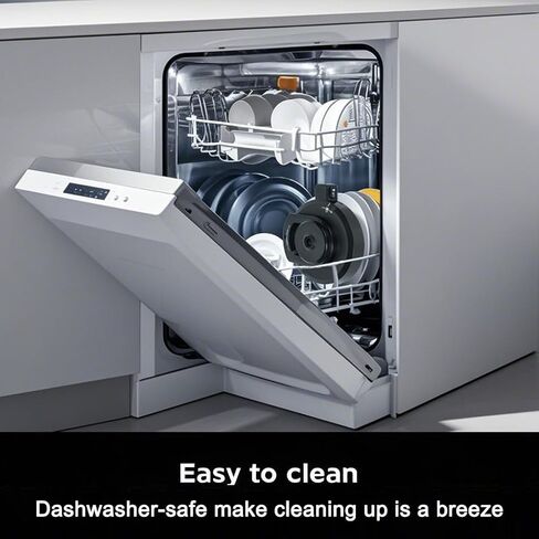 غطاء وعاء خارجي لصانعة الآيس كريم نينجا كريمي ديلوكس NC500 NC501، قابل لإعادة الاستخدام، غطاء بديل خالٍ من البيسفينول أ، مقاوم للكسر، محكم الغلق، آمن للاستخدام في غسالة الأطباق، متوافق مع ملحقات كريمي (NC500) in Kuwait