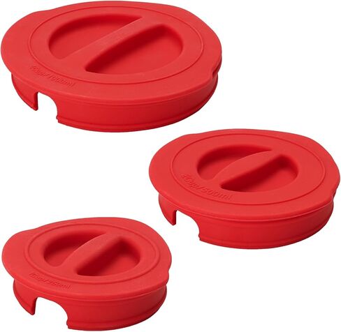 3 Pack Silicone lids replacement for Pyrex glass containers, Silicone covers replacement, Compatible with Pyrex 1 Cup, 2 Cup, 4 Cup Tempered Glass Measuring Cups, Reusable (Cups not Included) in Kuwait