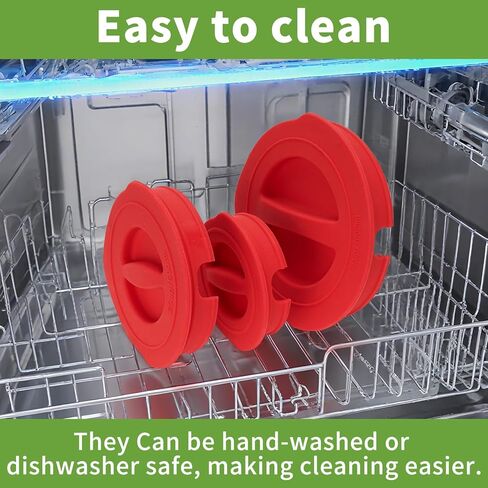 3 Pack Silicone lids replacement for Pyrex glass containers, Silicone covers replacement, Compatible with Pyrex 1 Cup, 2 Cup, 4 Cup Tempered Glass Measuring Cups, Reusable (Cups not Included) in Kuwait