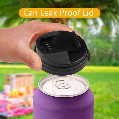 Soda Can Lid Covers 12 Pack, Round Protector, Reusable Plastic Lids Fit Standard Soda Drink Beer Juice Beverages Cans Storage 2.4 Inch, Black in Saudi Arabia