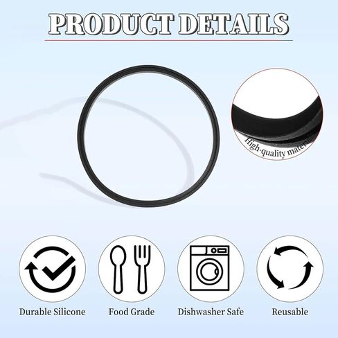 5 قطع من حلقات الغطاء المطاطية البديلة على شكل حرف O متوافقة مع حشية كوب السفر Contigo 16oz و20oz، كوب القهوة للسفر in Saudi Arabia