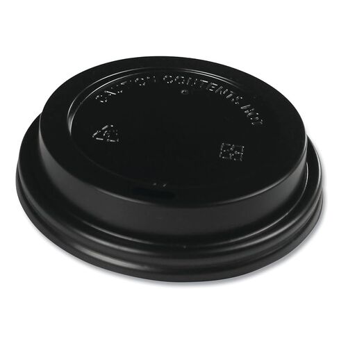 أغطية الأكواب الساخنة من Boardwalk، تناسب الأكواب سعة 10 أونصة إلى 20 أونصة، بوليسترين، أسود، 1000 قطعة/كرتون in Saudi Arabia