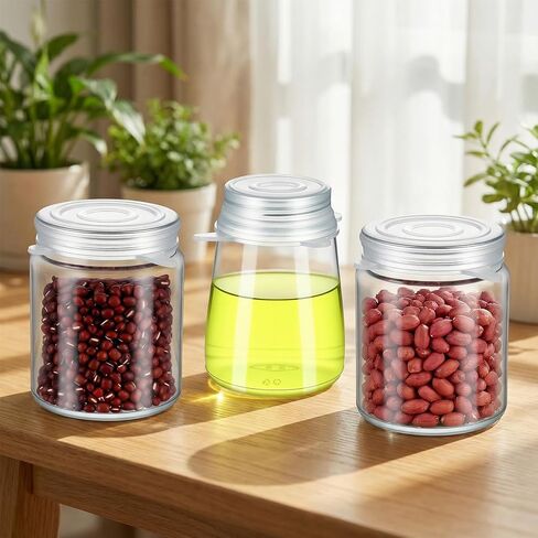 10 Pcs Silicone Stretch Lids for Jars & Bottles, 2 Inch Reusable Jar Lids, Leakproof Elastic Caps for Food Storage, Dishwasher Safe & Freezer Friendly, Clear in Saudi Arabia
