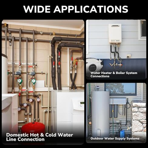 3/4" Check Valve Push-Fit, Push to Connect Brass Plumbing Fitting for Copper, CPVC, PEX Pipes, With Upgraded Stiffener, Disconnect Clip Included, NSF & UPC Certified in Kuwait
