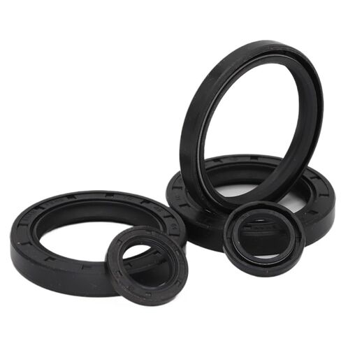 TC TG4 8/10/11/12/13/14/15/16/17/18/19/20 مم معرف مطاط النتريل الأسود NBR حشية زنبركية محززة بعمود شعاعي مانع تسرب زيت الهيكل العظمي (12 قطعة 20 × 32 × 7) in Kuwait