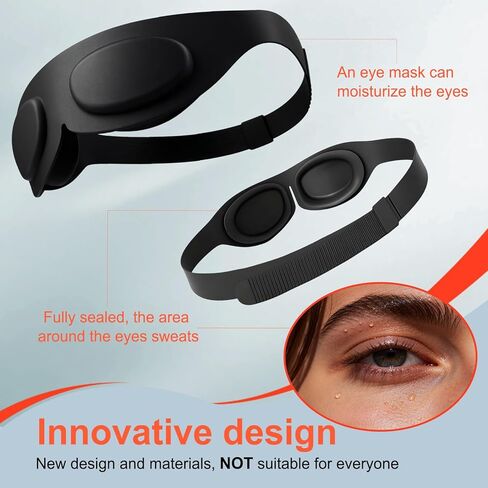 TSYL Sleep Eye Mask for Travel: Fully Silicone 3D Contoured Sleeping Masks, Relieves Dry Eyes, Super Soft Lightweight Design for Side Sleepers, Blackout Women Eye Covers for Sleeping in Saudi Arabia