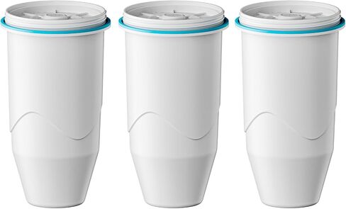 بديل لأباريق وموزع المياه الصفرية ZR-001 ZR-004 ZP-006 ZR-017، نظام فلتر خماسي المراحل، تقليل الرصاص، الكروم، PFOA/PFOS من GAMOTH، عدد 4 in Kuwait
