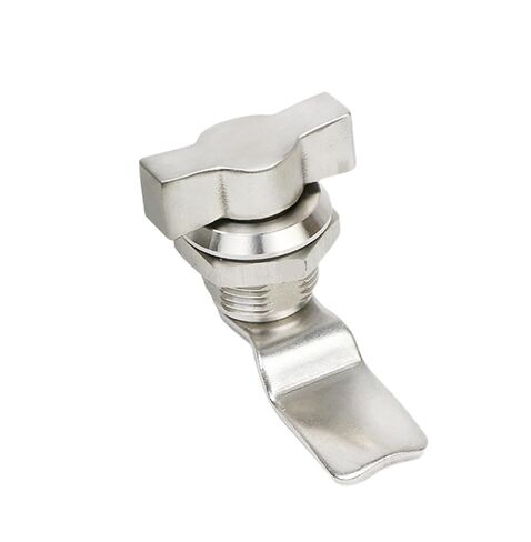 MS714-2 Stainless Steel Electric Cabinet Box T-Type Swivel Lock Engineering Lock Industrial Equipment Cabinet Door Handle Lock 1Pcs in Saudi Arabia