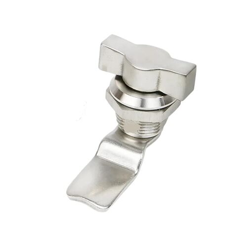 MS714-2 Stainless Steel Electric Cabinet Box T-Type Swivel Lock Engineering Lock Industrial Equipment Cabinet Door Handle Lock 1Pcs in Saudi Arabia