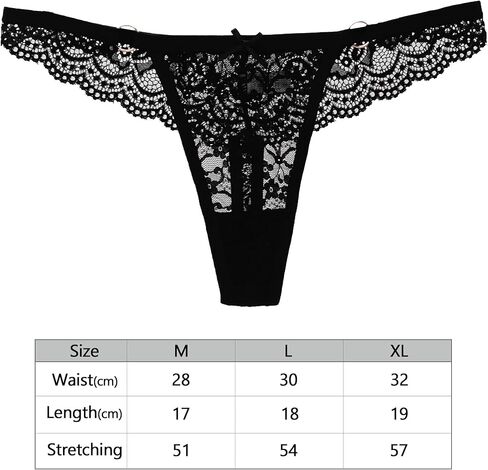 12 Pack Women's Underwear - Sexy Panties for Women Ultra-Thin Low-Rise Loop Lace Underwear Breathable Comfortable Briefs in Saudi Arabia