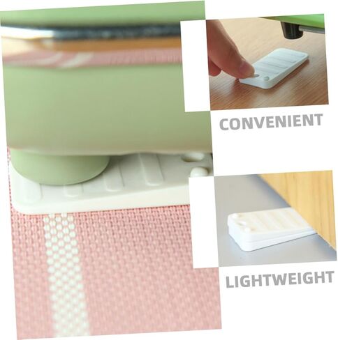 jojofuny 12Pcs Adjustable Furniture Leveling Shims Wedge Plastic Leveler Shims for Uneven Tables and Sofas Easy to Use Suitable for Home and Office in Saudi Arabia