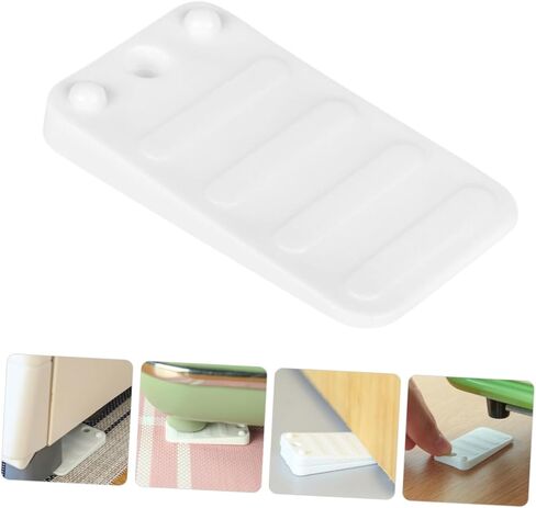 jojofuny 12Pcs Adjustable Furniture Leveling Shims Wedge Plastic Leveler Shims for Uneven Tables and Sofas Easy to Use Suitable for Home and Office in Saudi Arabia