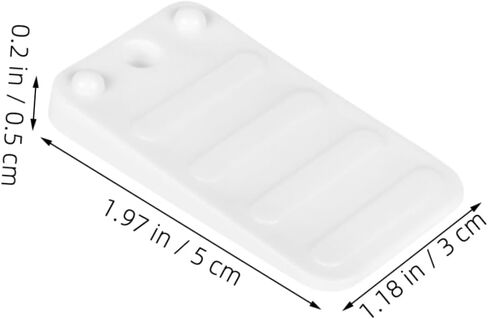 jojofuny 12Pcs Adjustable Furniture Leveling Shims Wedge Plastic Leveler Shims for Uneven Tables and Sofas Easy to Use Suitable for Home and Office in Saudi Arabia