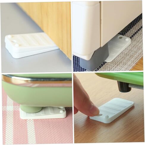 jojofuny 12Pcs Adjustable Furniture Leveling Shims Wedge Plastic Leveler Shims for Uneven Tables and Sofas Easy to Use Suitable for Home and Office in Saudi Arabia