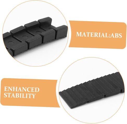 POPETPOP 10Pcs Adjustable Plastic Furniture Leveling Shims Versatile Wedge Pads for Cabinets Tables Easy Installation Floor Protection Stable Support in Saudi Arabia