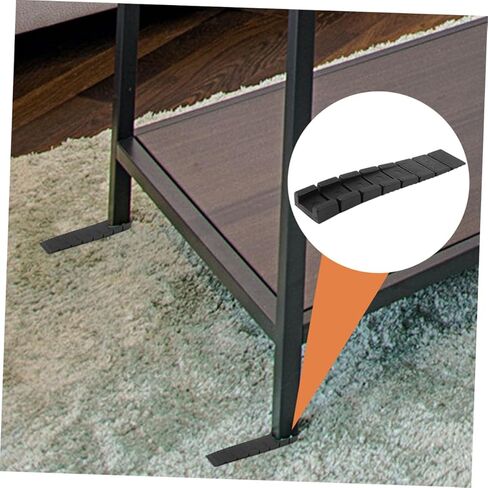 POPETPOP 10Pcs Adjustable Plastic Furniture Leveling Shims Versatile Wedge Pads for Cabinets Tables Easy Installation Floor Protection Stable Support in Saudi Arabia