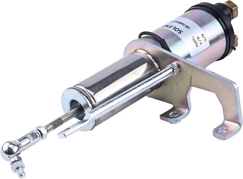 Left Stop Solenoid Valve A044F796 Compatible with Cummins Onan Generator X Series X2.5-G2, 4BT 6BT, 12V in Saudi Arabia