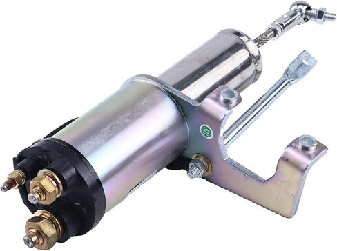 Left Stop Solenoid Valve A044F796 Compatible with Cummins Onan Generator X Series X2.5-G2, 4BT 6BT, 12V in Saudi Arabia