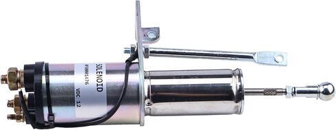 Left Stop Solenoid Valve A044F796 Compatible with Cummins Onan Generator X Series X2.5-G2, 4BT 6BT, 12V in Saudi Arabia