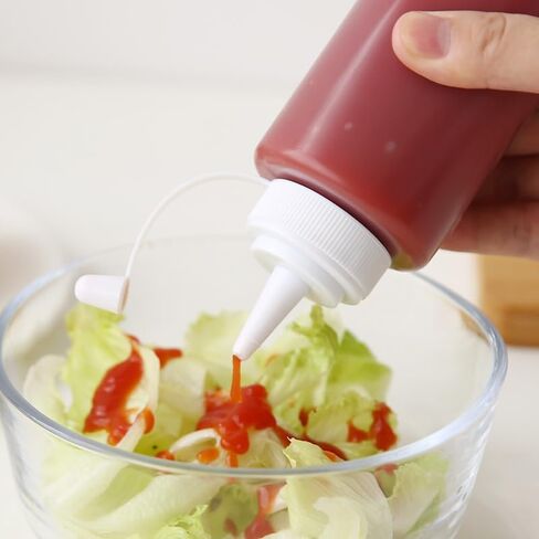 1pc Clear Squeeze Bottle, Condiment Squeeze Bottles for Sauces, BBQ, Baking, Roasting, Camping, Picnic(200ml) in Saudi Arabia