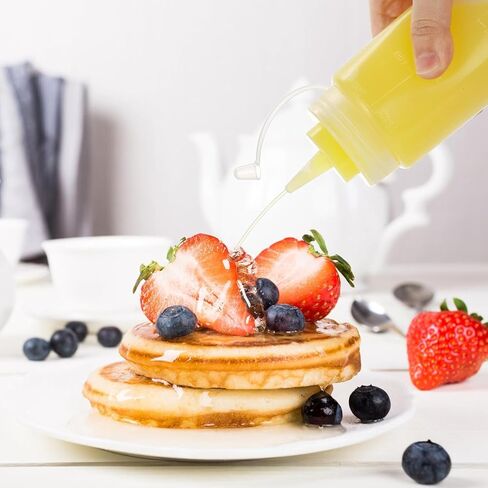 1pc Clear Squeeze Bottle, Condiment Squeeze Bottles for Sauces, BBQ, Baking, Roasting, Camping, Picnic(200ml) in Saudi Arabia