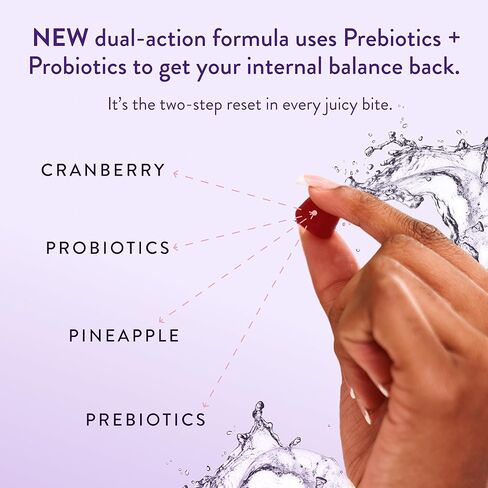 Black Girl Vitamins Her Balance Vaginal Probiotic Gummies – pH Balance & Odor Support, Feminine Health + Urinary Tract Support, 2B CFU Lactobacillus, Vegan, Gluten-Free, Halal (30-Day Supply) in Kuwait