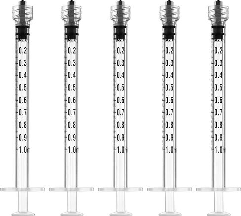 100 عبوة من حقنة لور بقفل 1 مل (بدون إبرة)، معقمة، مختومة بشكل فردي in Kuwait